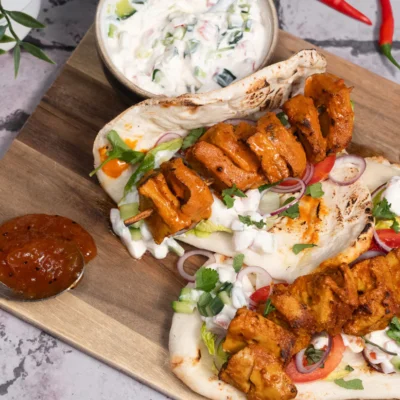 ROYAL SPICE CHICKEN SKEWERS WRAP