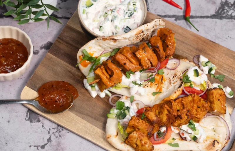 ROYAL SPICE CHICKEN SKEWERS WRAP