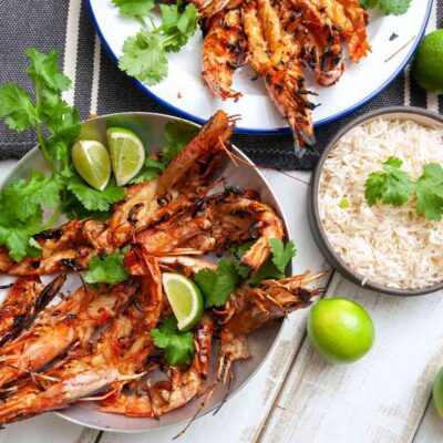 Royal spice lounge GRILLED TIGER PRAWNS