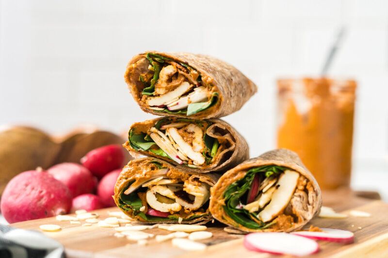 ROYAL SPICE LOUNGE HALLOUMI WRAP
