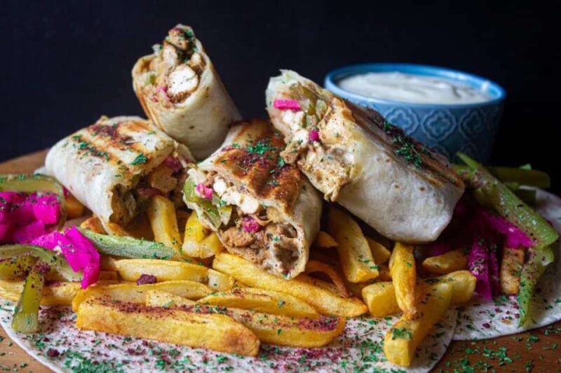 ROYAL SPICE CHICKEN SHAWARMA WRAP