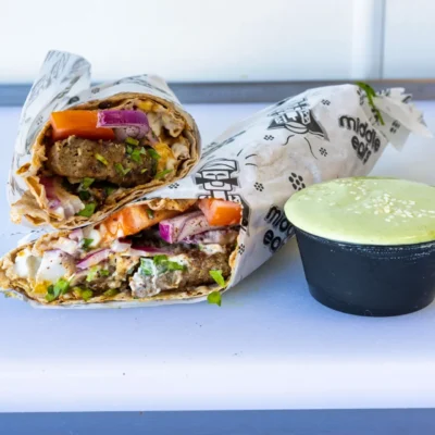 ROYAL SPICE LOUNGE LAMB KUFTA WRAP