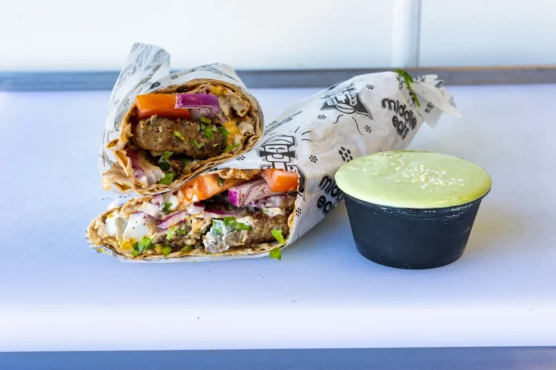 ROYAL SPICE LOUNGE LAMB KUFTA WRAP