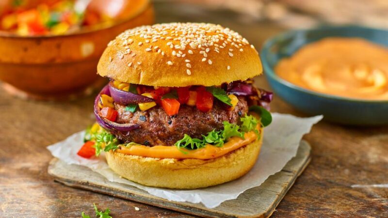 Royal spice lounge THE CHILLI BURGER