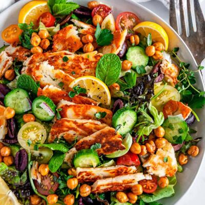 royal spice lounge HALLOUMI SALAD