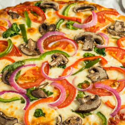 Royal spice vegetable-pizza