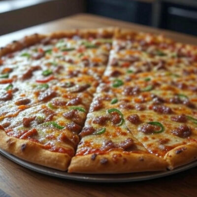 Royal spice Doner feast pizza